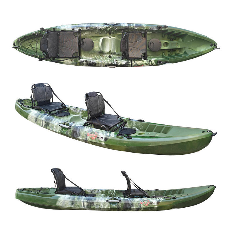 Kajak dwuosobowy wędkarski sit on top Scorpio kayak Orinoko 3 Angler zestaw