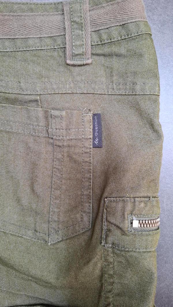 Tussen Particulieren - Kakigroene wandelshort - Maat 36 - Quechua 4/6