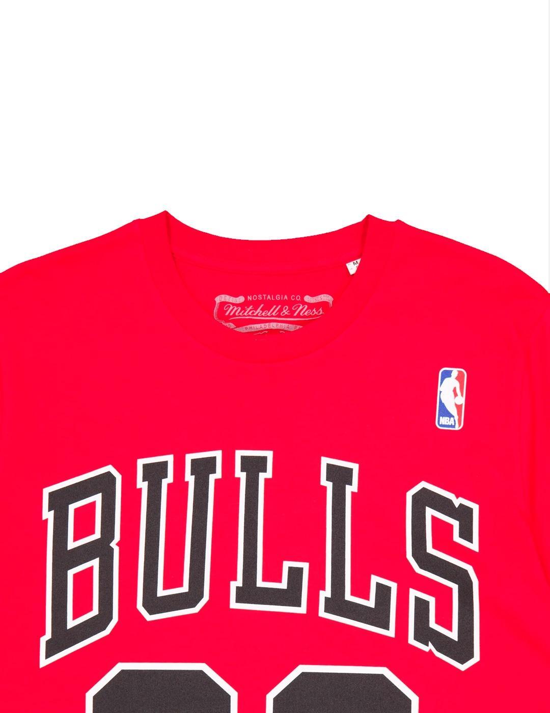 Camiseta para Hombre Mitchell & ness  Rojo 3/3