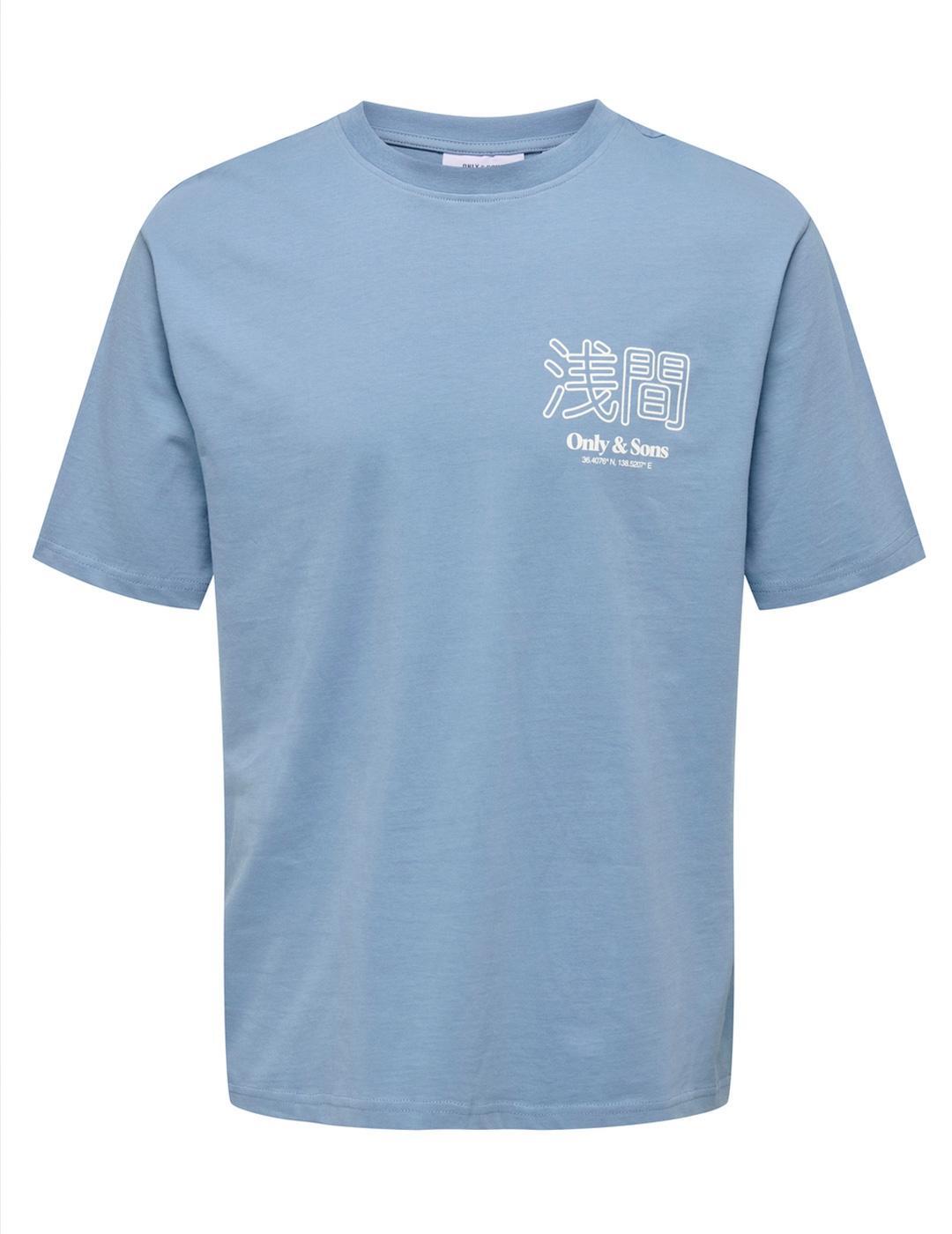 Camiseta para Hombre Only&sons  Azul 2/2