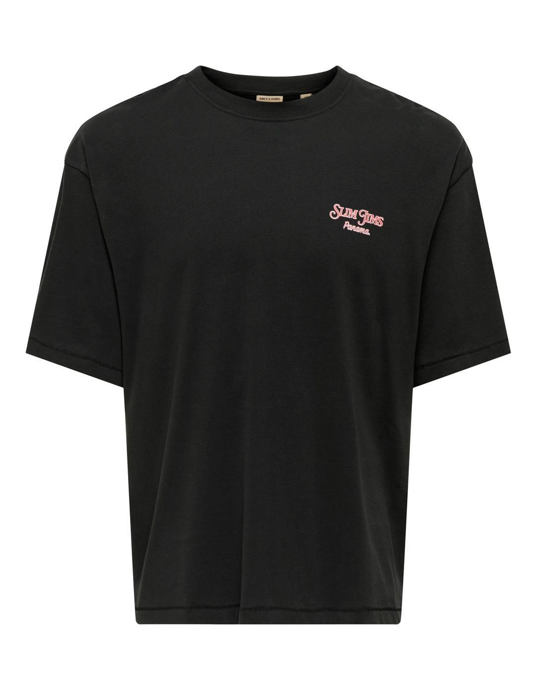 Camiseta para Homem Only&sons Preto. 3/7