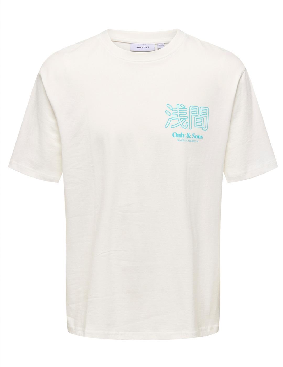 Camiseta para Hombre Only&sons  Blanco 2/2