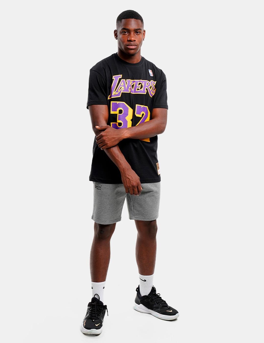 Camiseta para Hombre Mitchell & ness  Negro 5/5