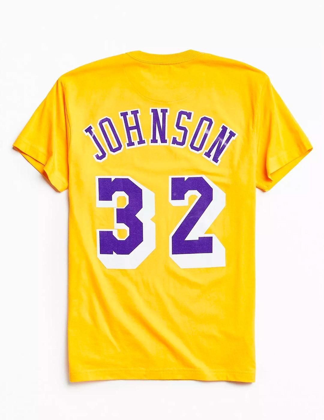 Camiseta para Hombre Mitchell & ness  Amarillo 2/2