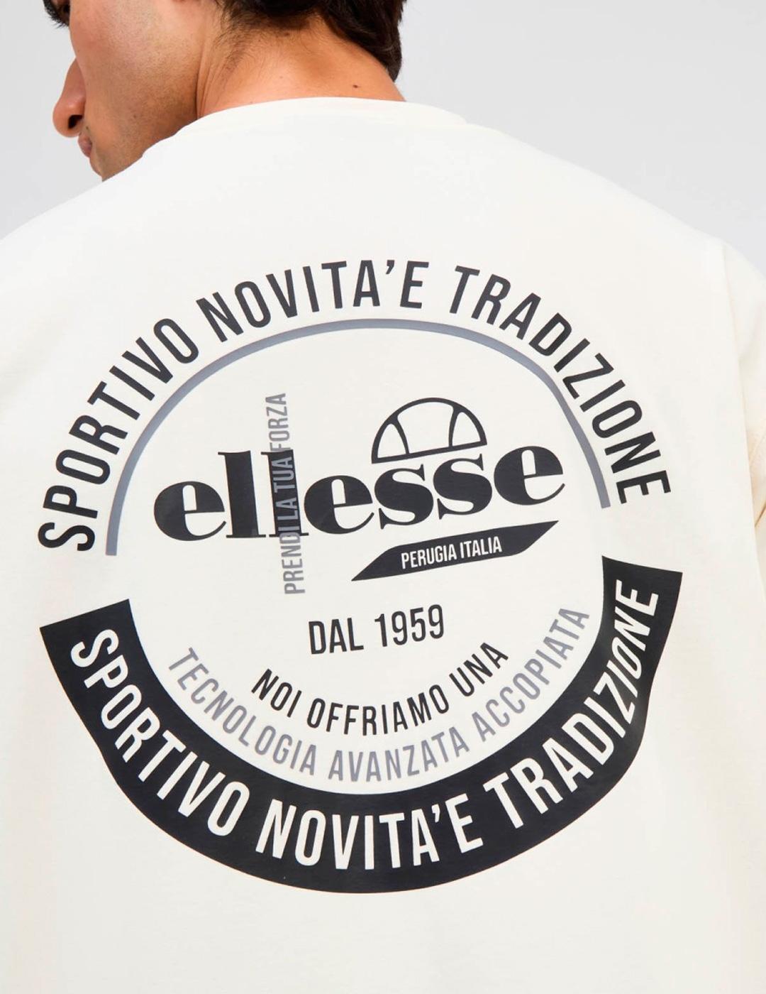 Maglietta da uomo Ellesse bianca. 4/5