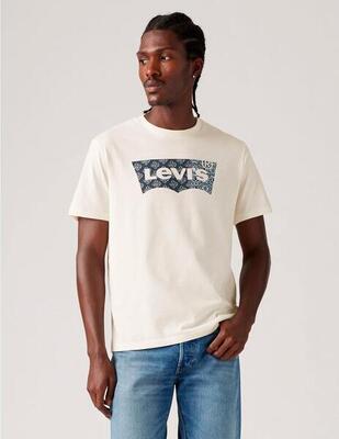 T-shirt levi's beige met print