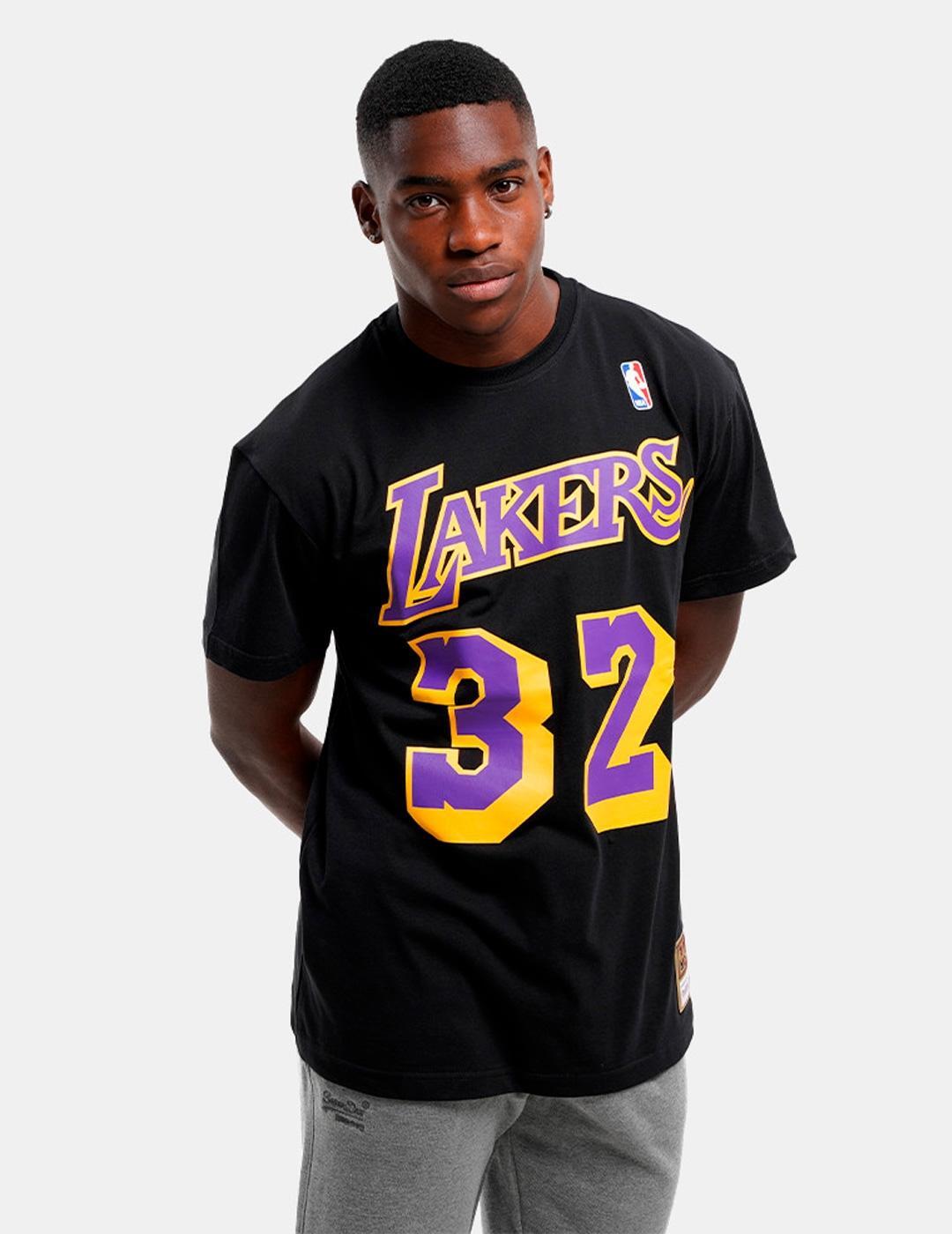 Camiseta para Hombre Mitchell & ness  Negro 3/5