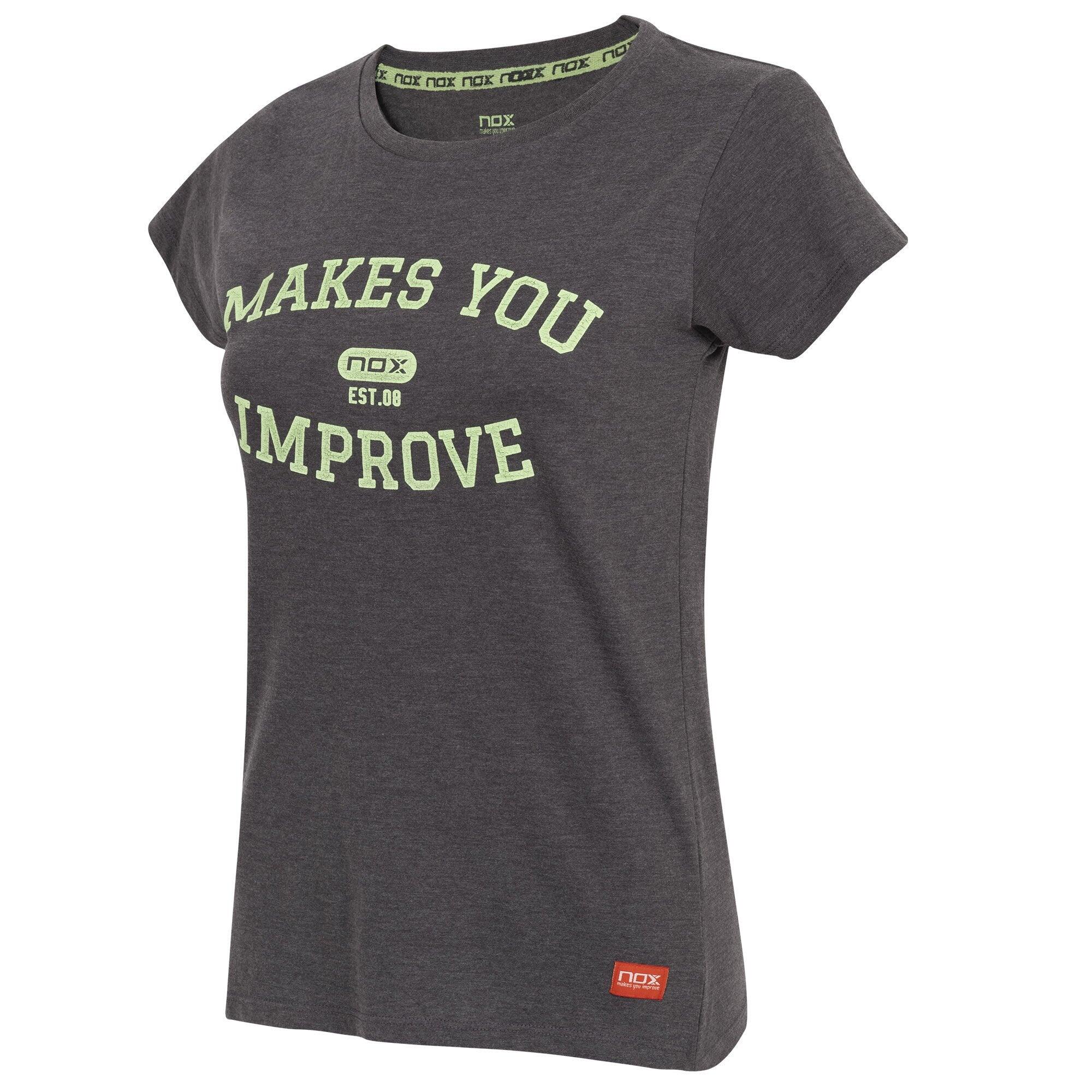 T-shirt Da Donna Casual Nox Con Lettere 4/5