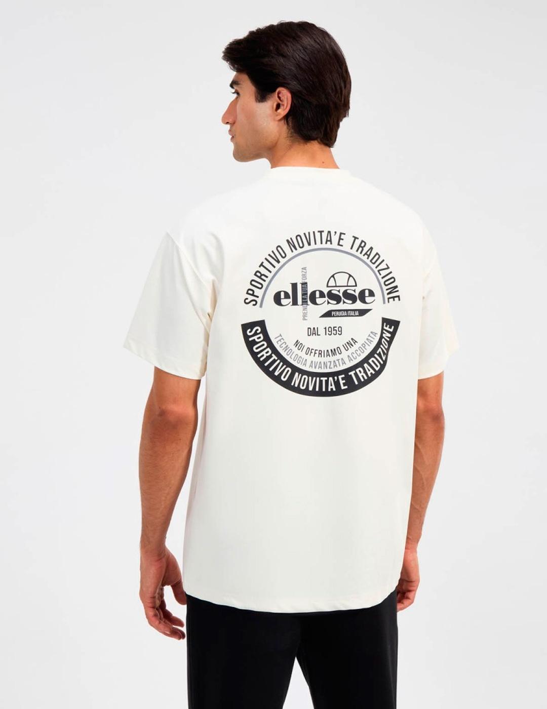 Maglietta da uomo Ellesse bianca. 2/5