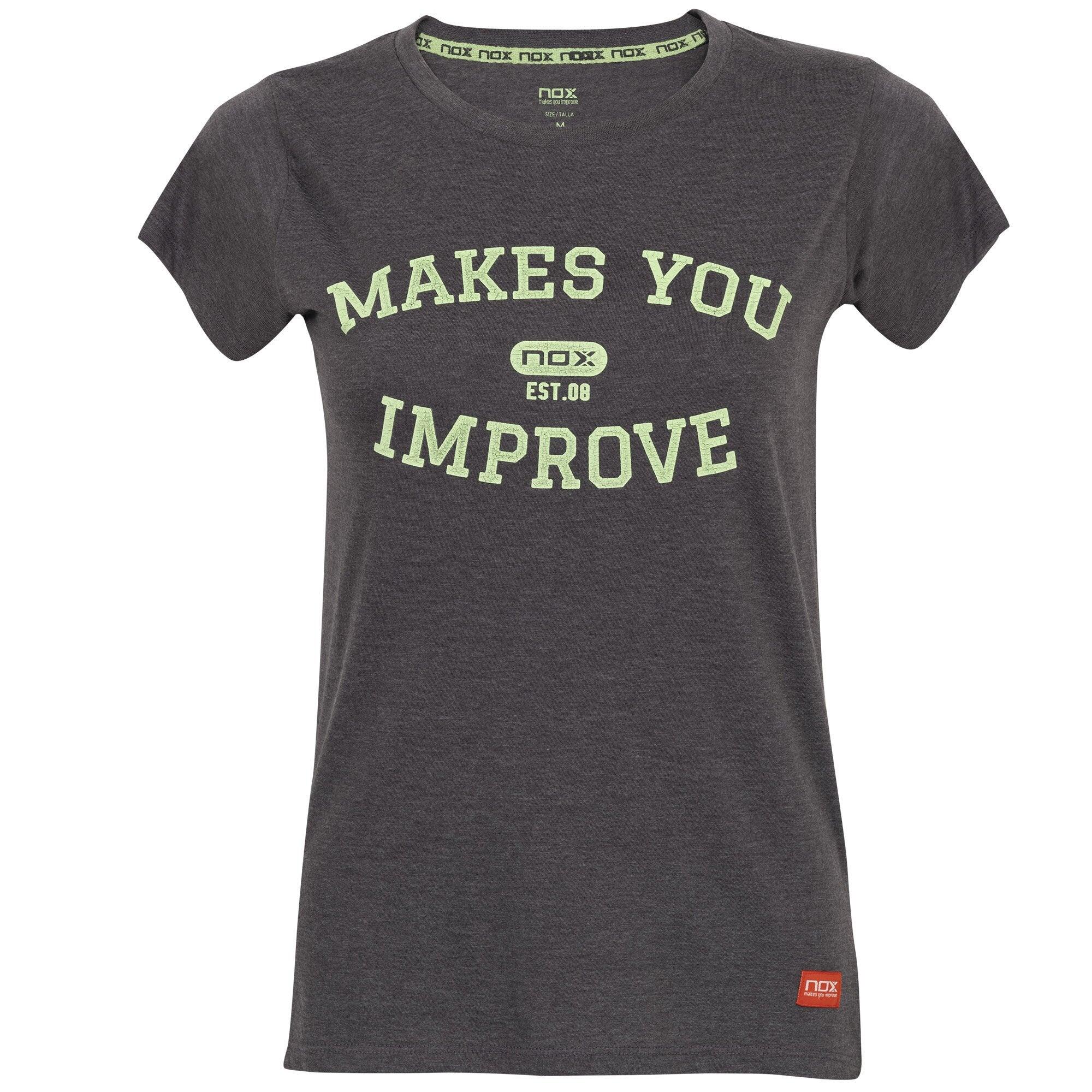 T-shirt Da Donna Casual Nox Con Lettere 3/5