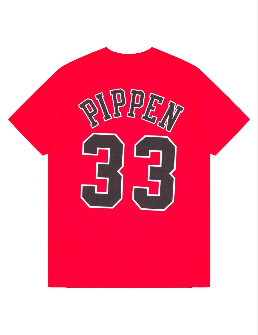 Camiseta para Hombre Mitchell & ness  Rojo 2/3