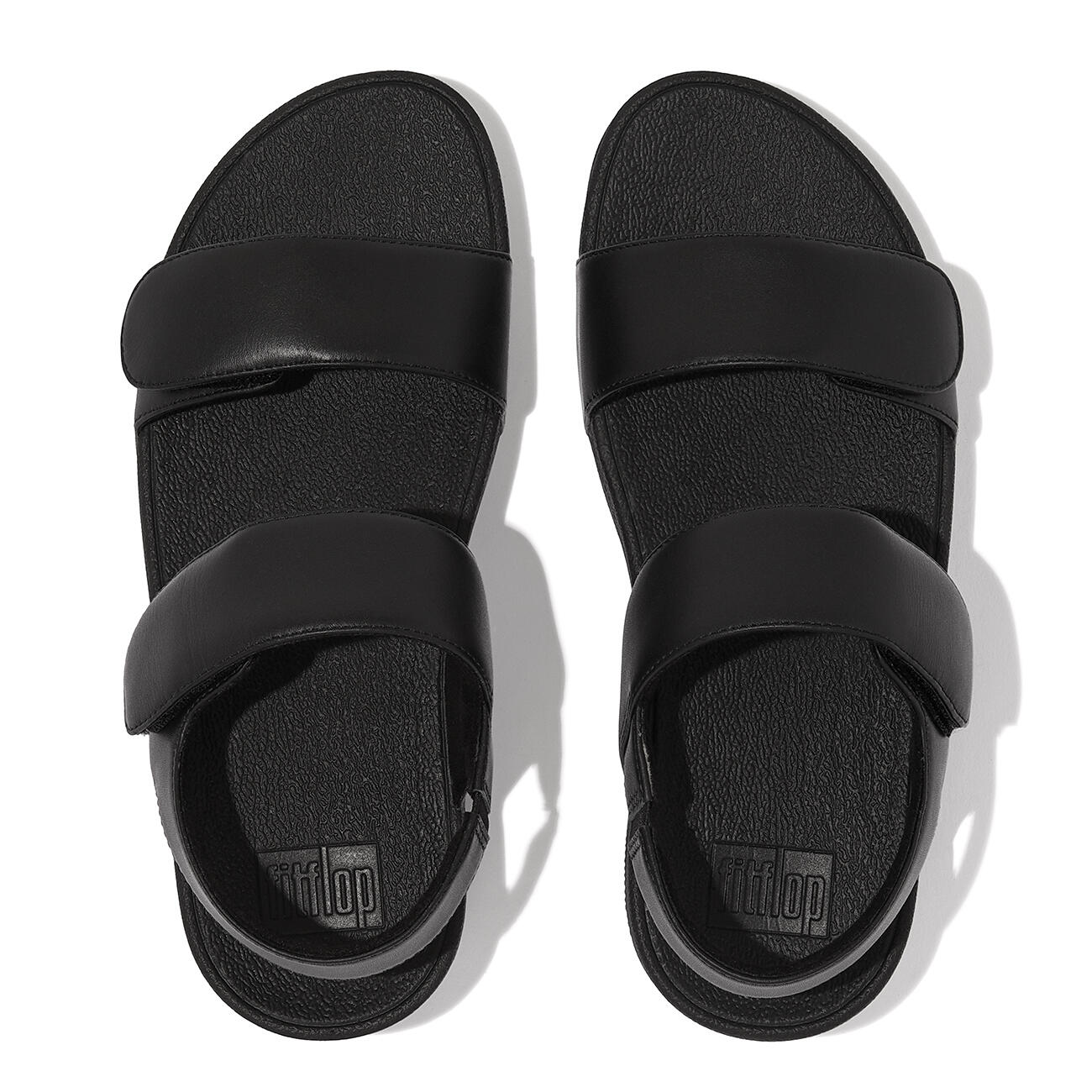 Sandales FitFlop LULU en cuir, avec bride arrière ajustable 5/7
