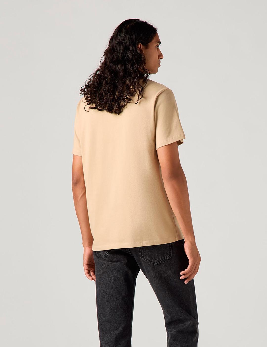 Maglietta da uomo Levi´s beige. 2/4