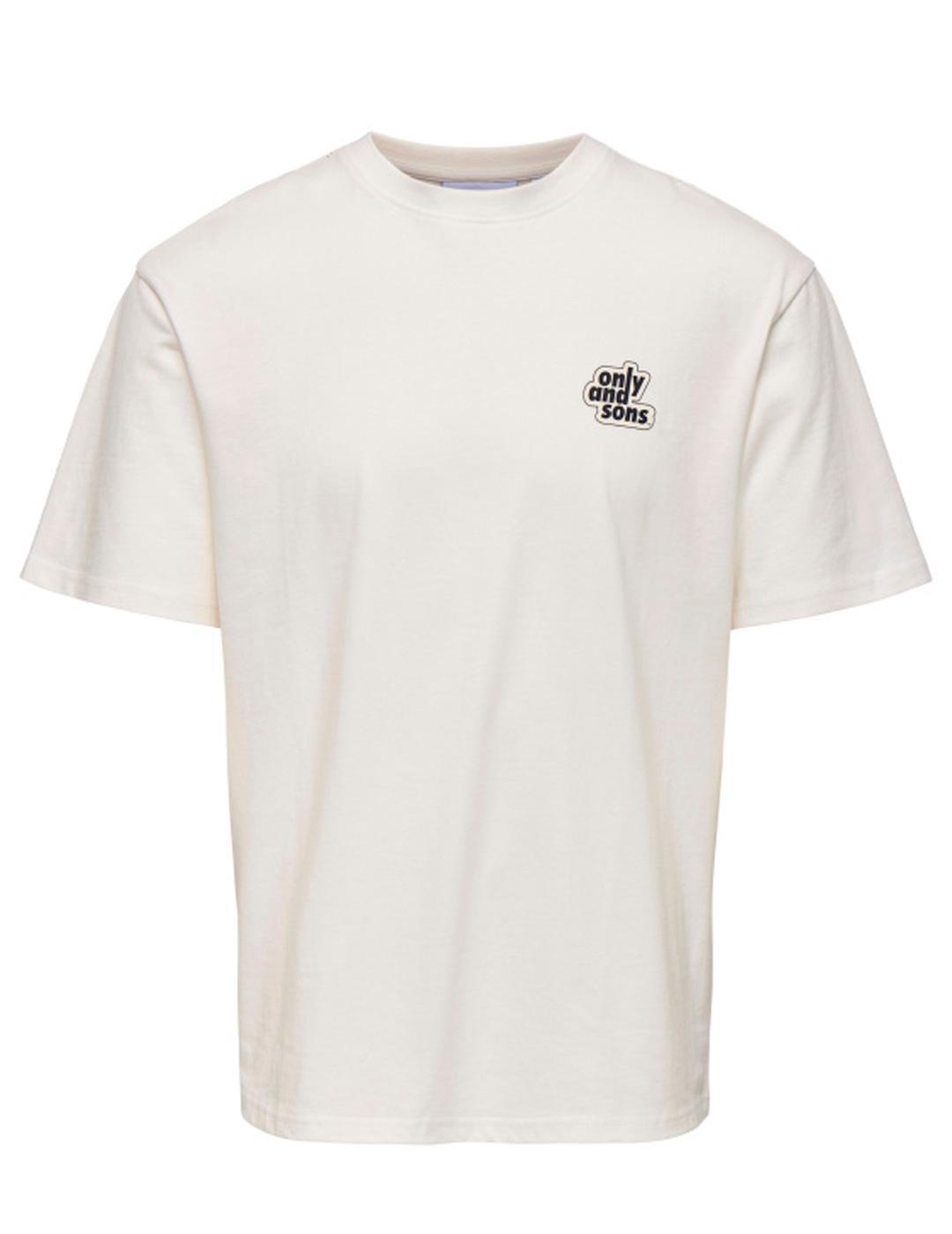 Camiseta para Hombre Only&sons  Blanco 2/3