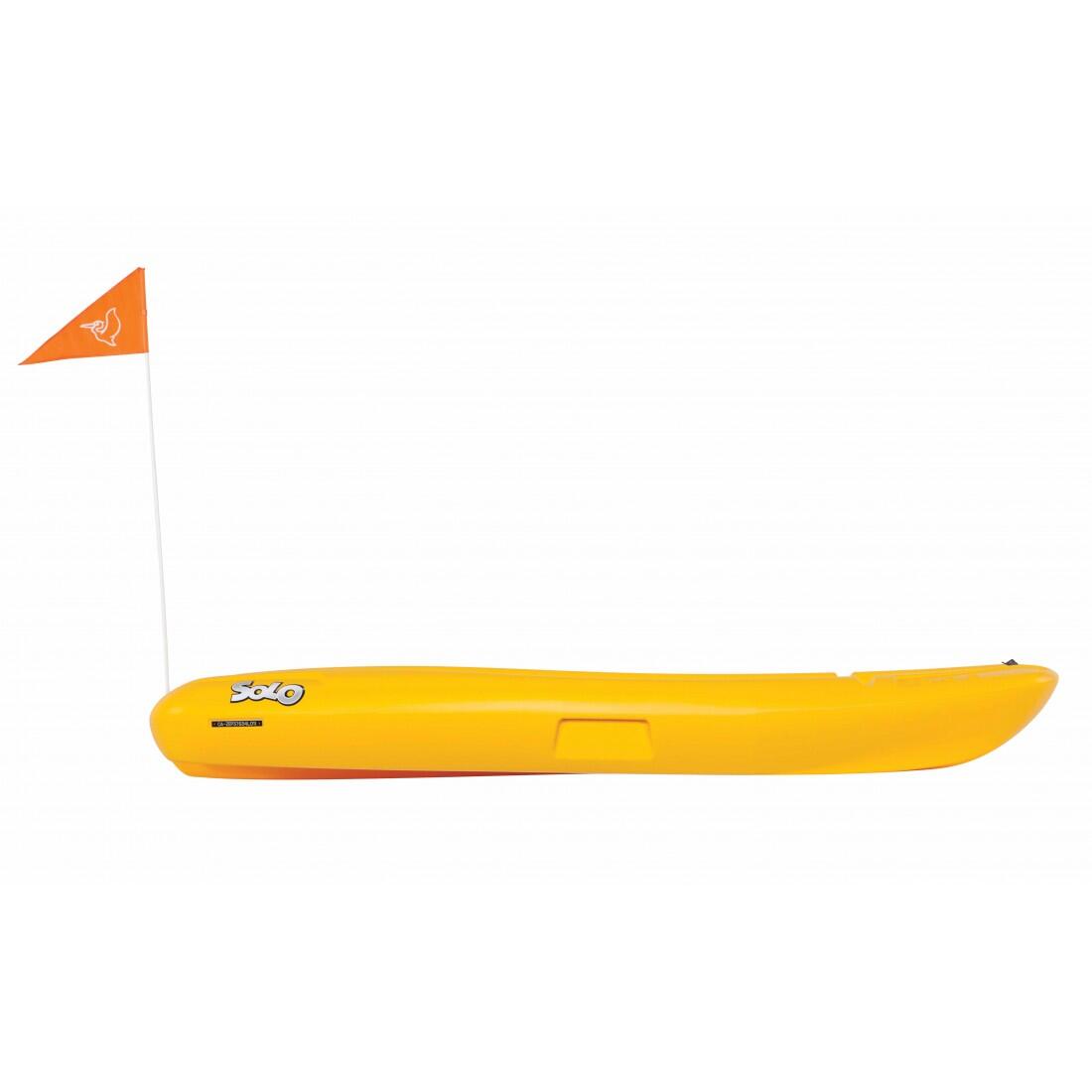 KAJAK SIT ON TOP JEDNOOSOBOWY LEKKI STABILNY DLA DZIECKA Z WIOSŁEM PELICAN SOLO 2/5