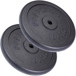 Disques de musculation en fonte 4x0.5kg