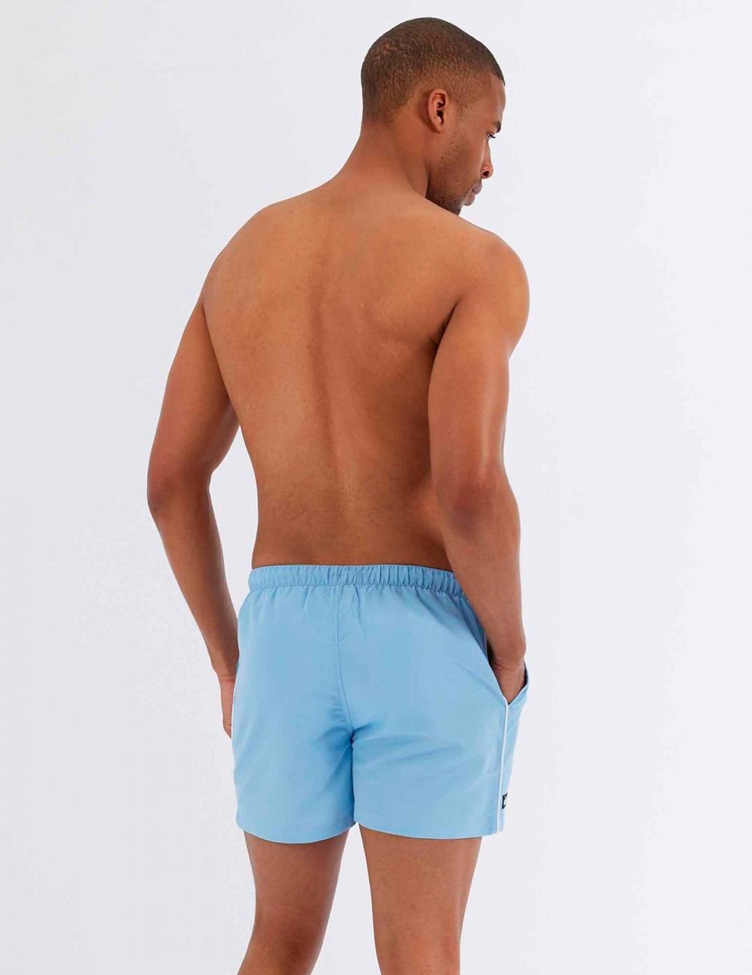 Maillots de bain pour hommes Ellesse bleus. 2/5