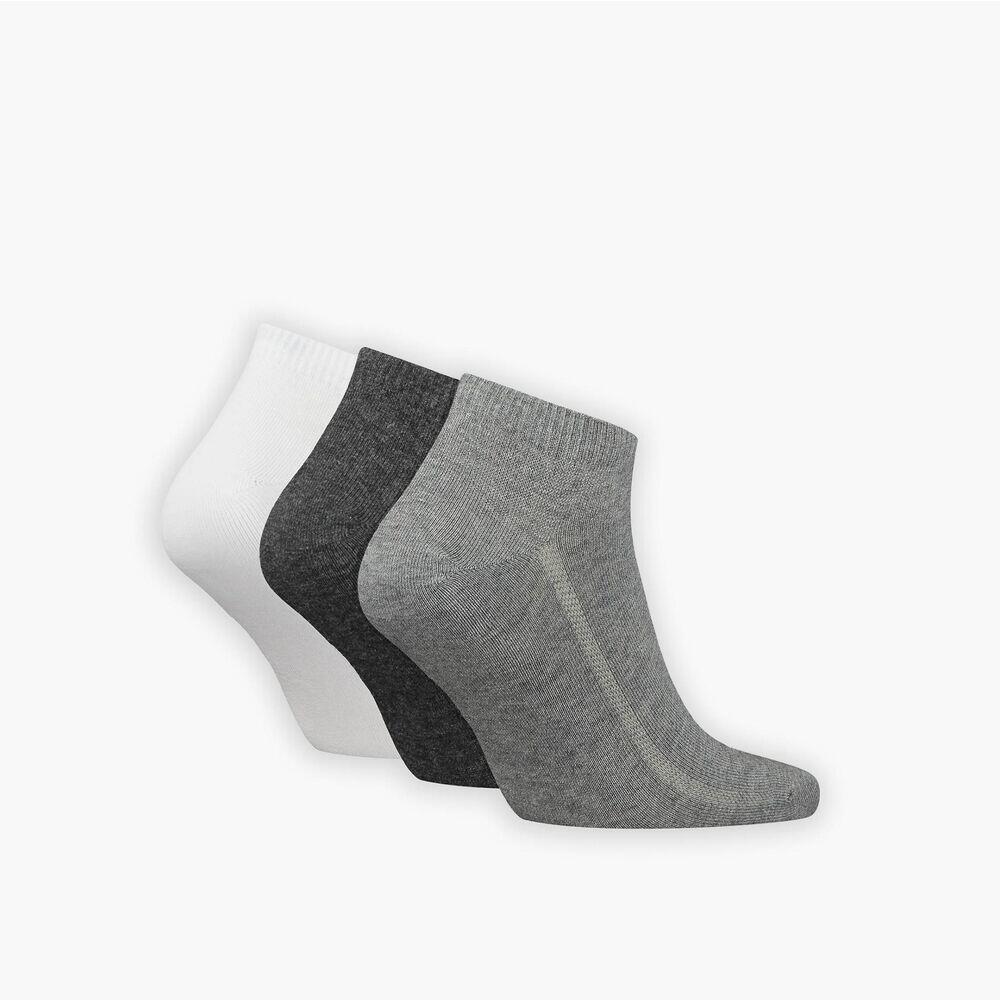 Pack 3 Calcetines Levis Bajos Gris Combo 2/4