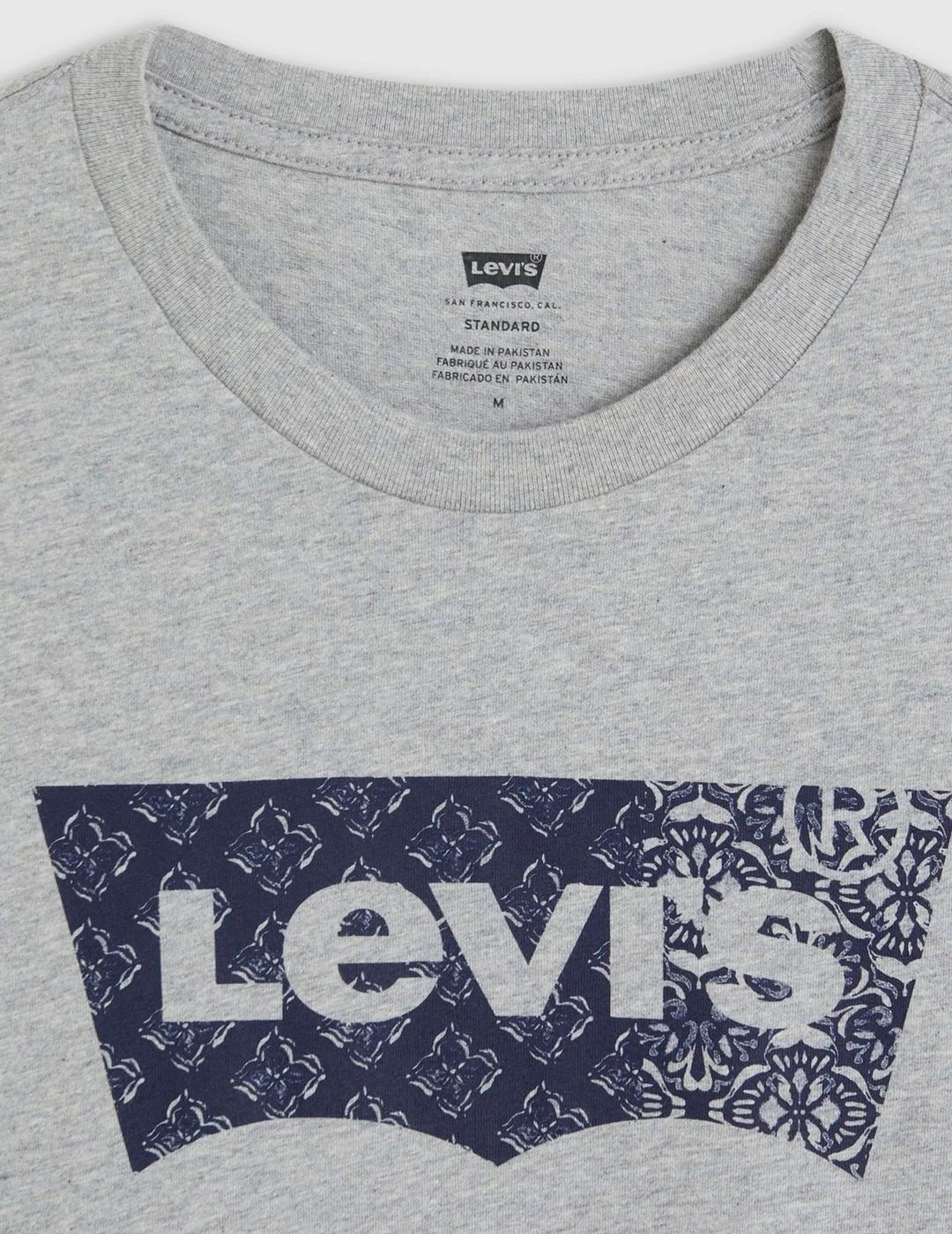 Maglietta da uomo Levi's grigia. 6/7