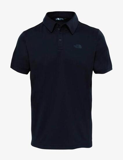 Vela polo camicie per uomo The North Face nere.