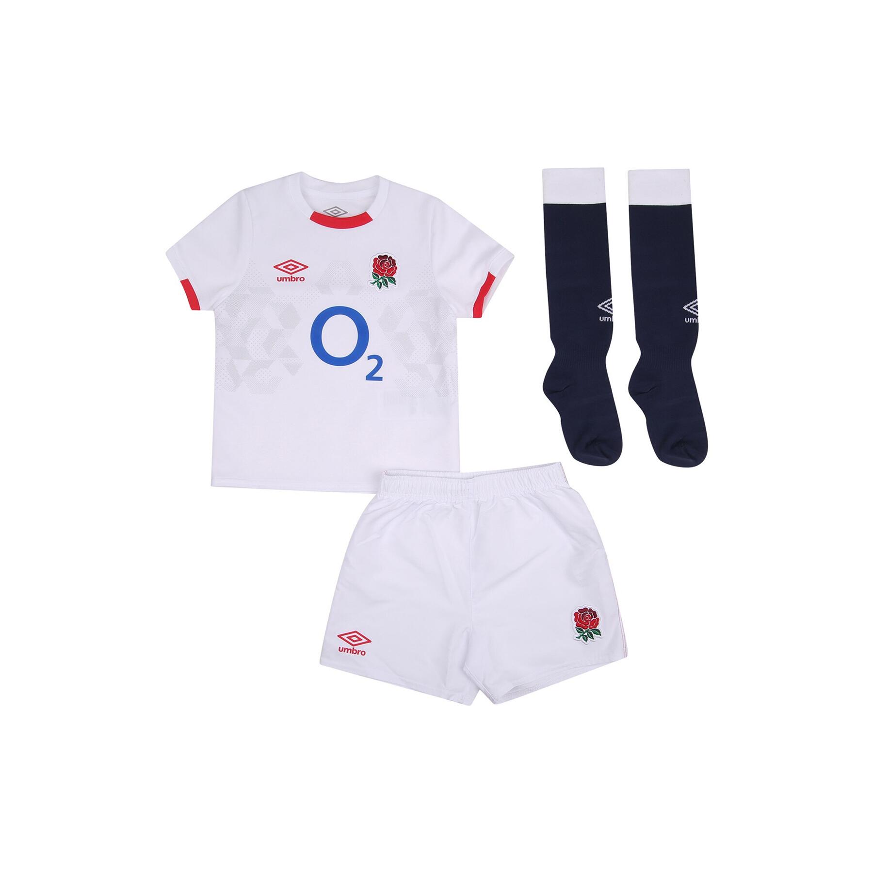 England Rugby Mini Kit Kid's Home 20/21 Umbro Mini Kit 2/3