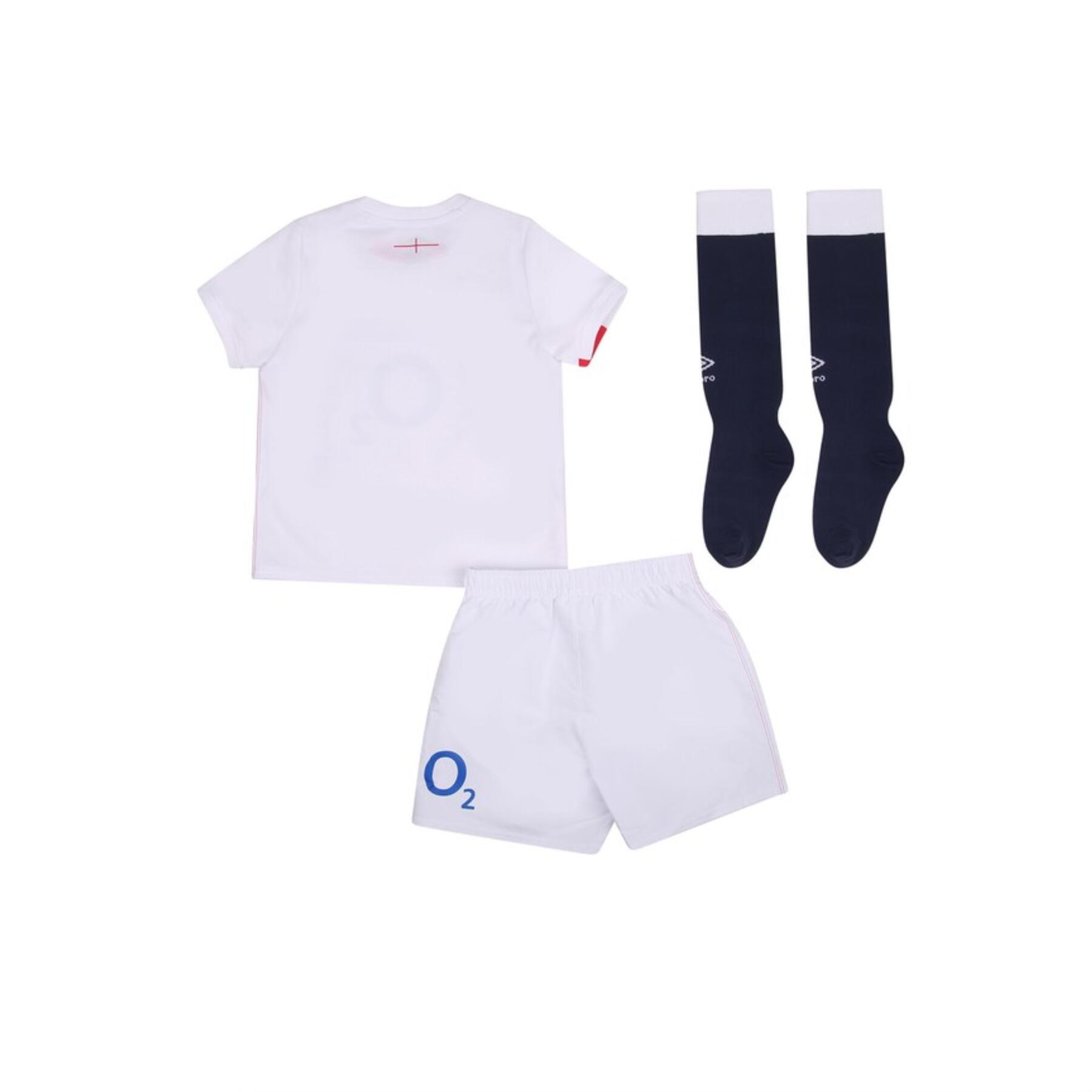England Rugby Mini Kit Kid's Home 20/21 Umbro Mini Kit 3/3