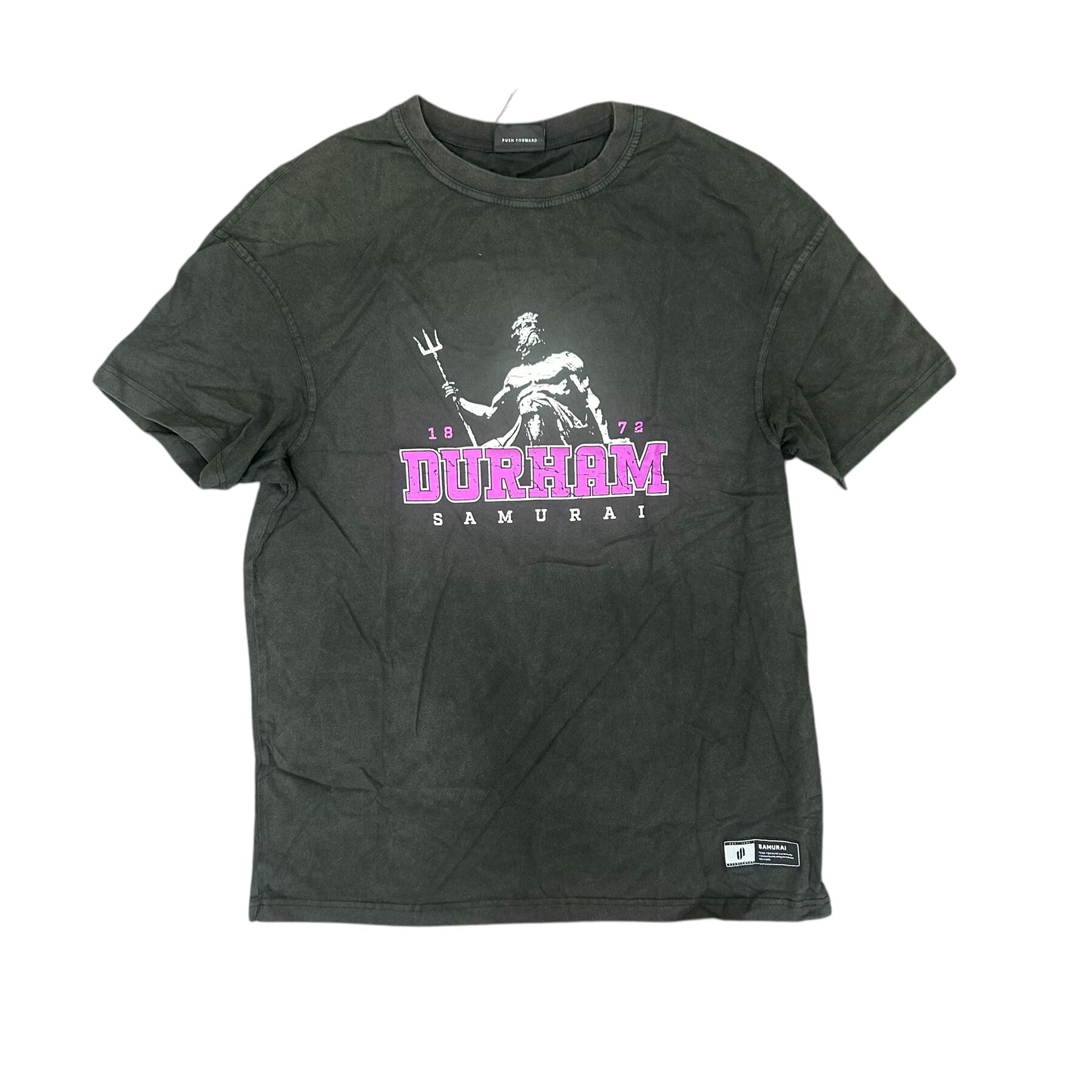 Samurai Durham University T-Shirt Men's Black Rugby Top 2/3