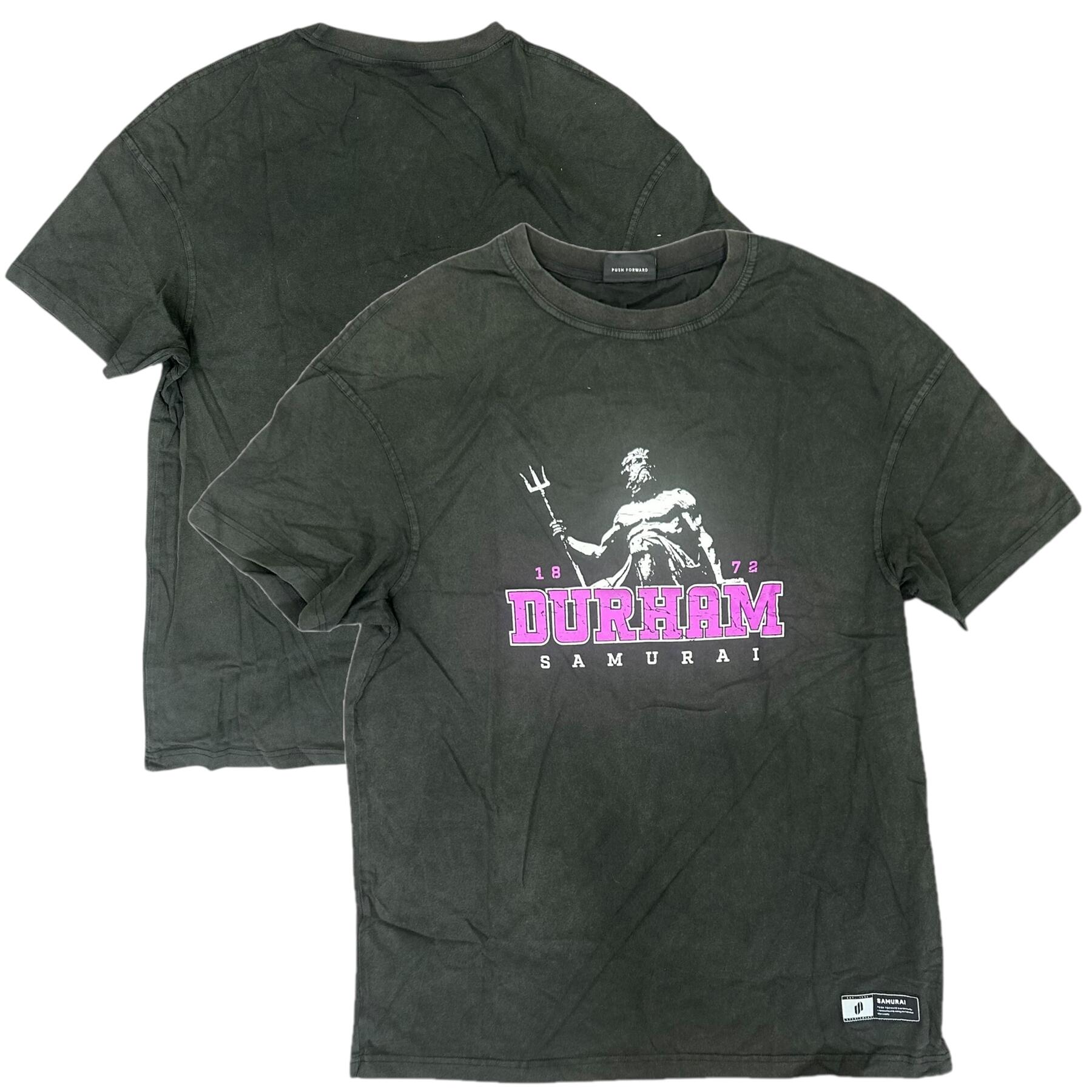 Samurai Durham University T-Shirt Men's Black Rugby Top 1/3