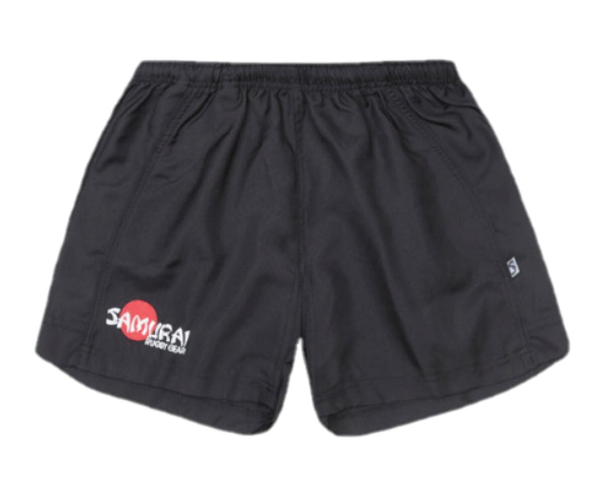 NO BRAND Samurai Men's Rugby Shorts Professional Black Shorts