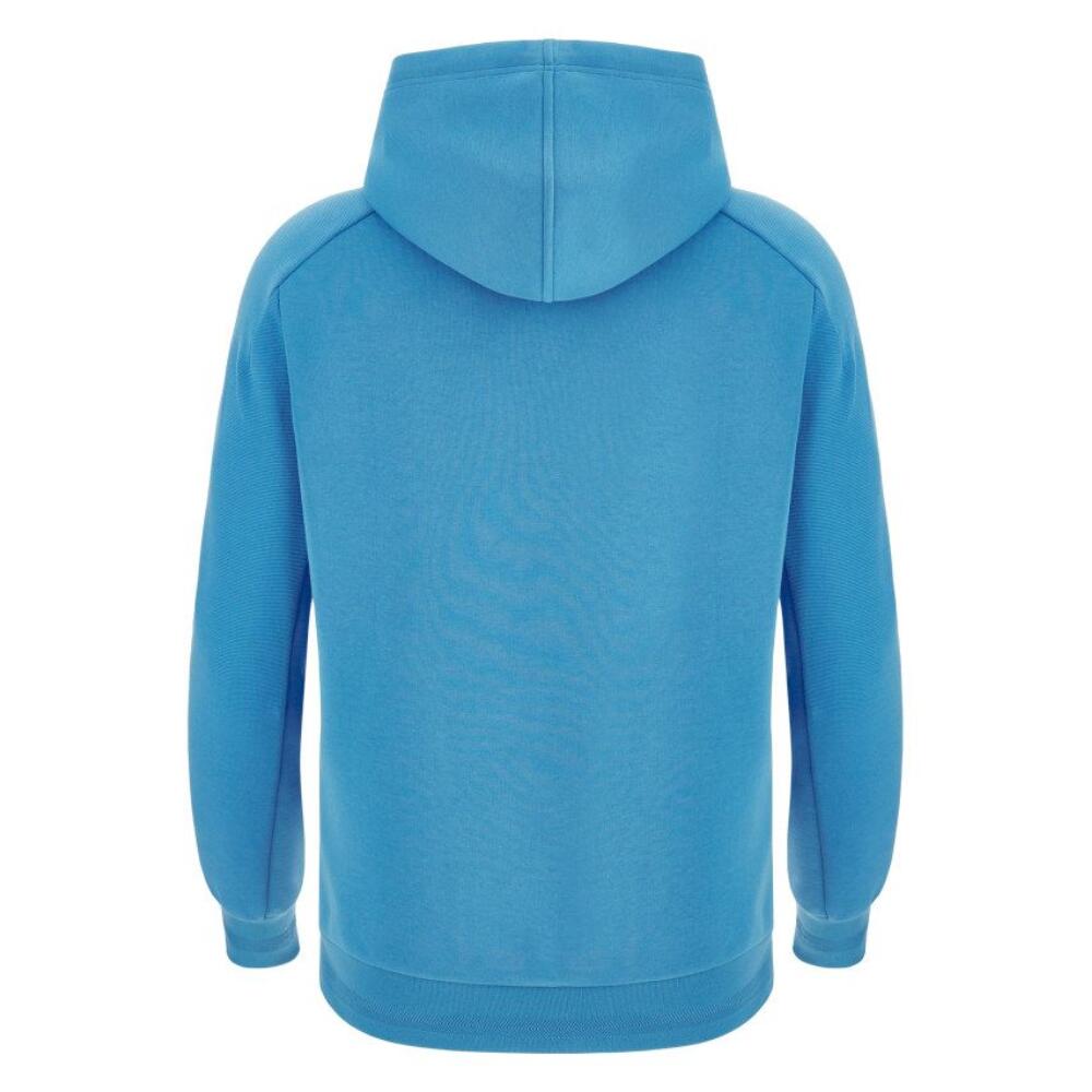 Italy Rugby Kid's Hoodie Macron Sky Blue 24/25 Zip Up Hoodie 3/3