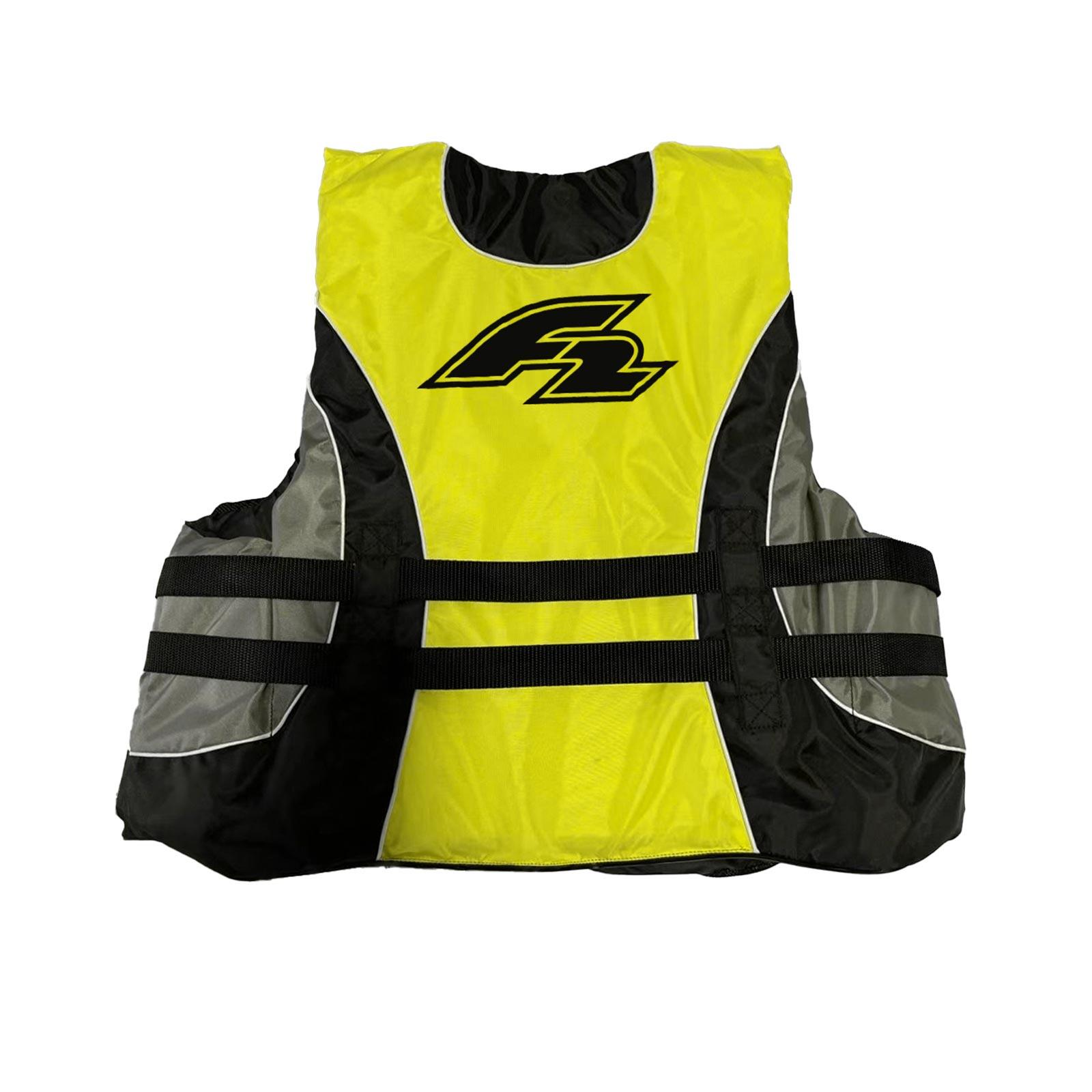 F2  SUP Weste Protection Vest Auftriebsweste Schwimmweste L Gelb 2025 2/7