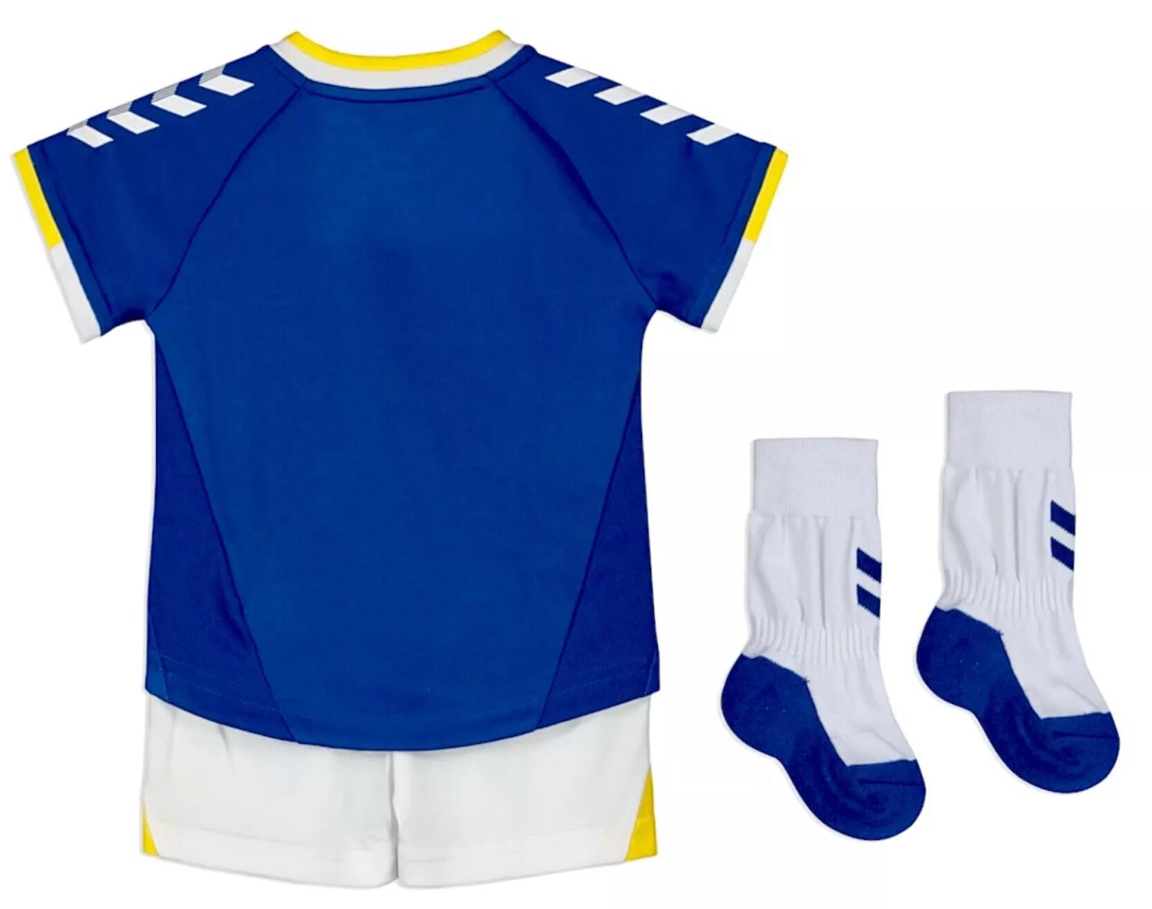 Everton Football Mini Kit Hummel Home Infant Kit 3/3