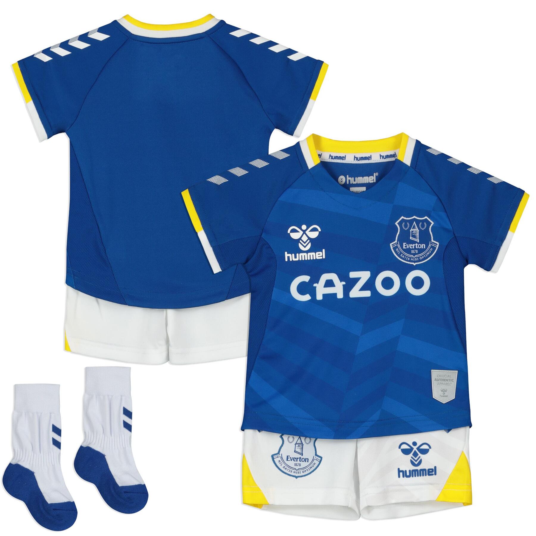 Everton Football Mini Kit Hummel Home Infant Kit 1/3
