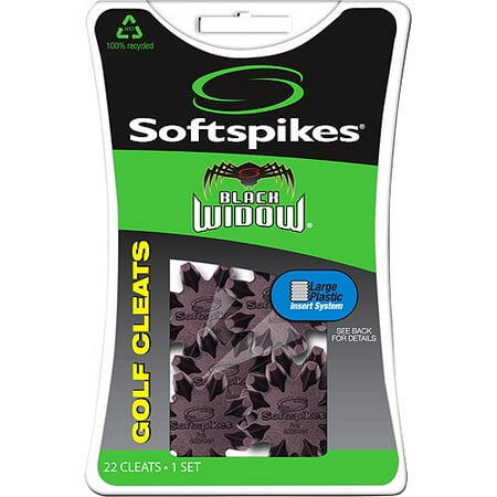 Scarpa da golf spike Softspikes black widow kit package large thread