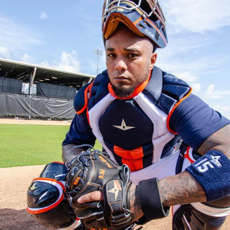 All Star CM3000MBK 34 inch Pro Elite Catcher's Mitt Links Vangen-model 5/5