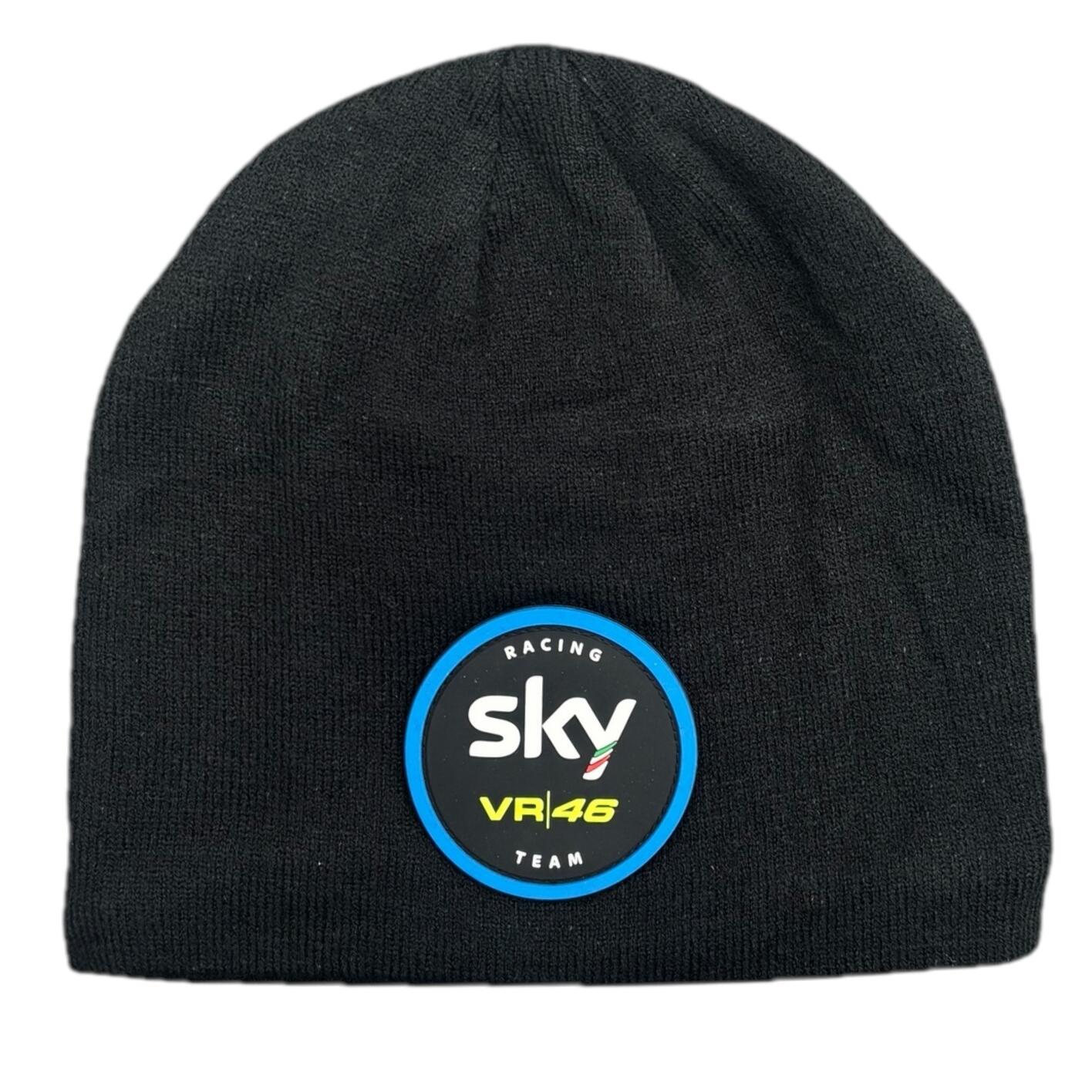 Team Sky Black Beanie Valentino Rossi Moto GP Adult  Hat 2/3