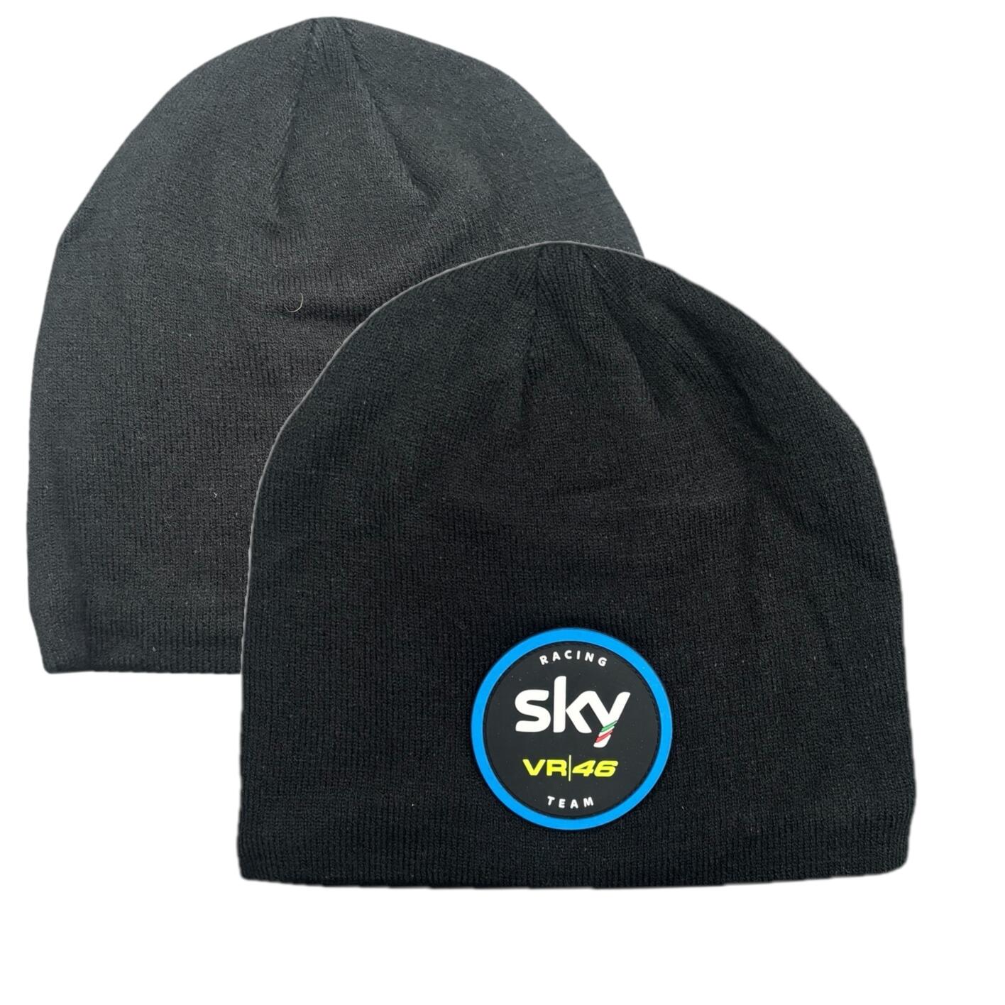 Team Sky Black Beanie Valentino Rossi Moto GP Adult  Hat 1/3