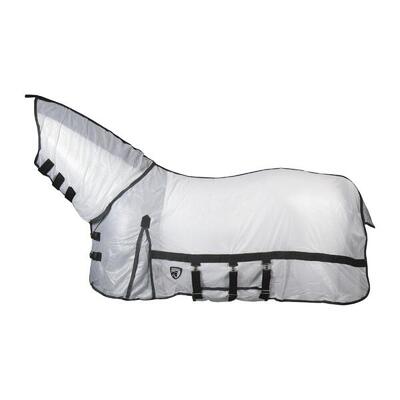 Coperta a rete antimosche con copricollo per cavalli Horka