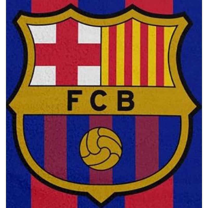 FC Barcelona ręcznik 100x180 cm towel mikrofibra wielokolorowy