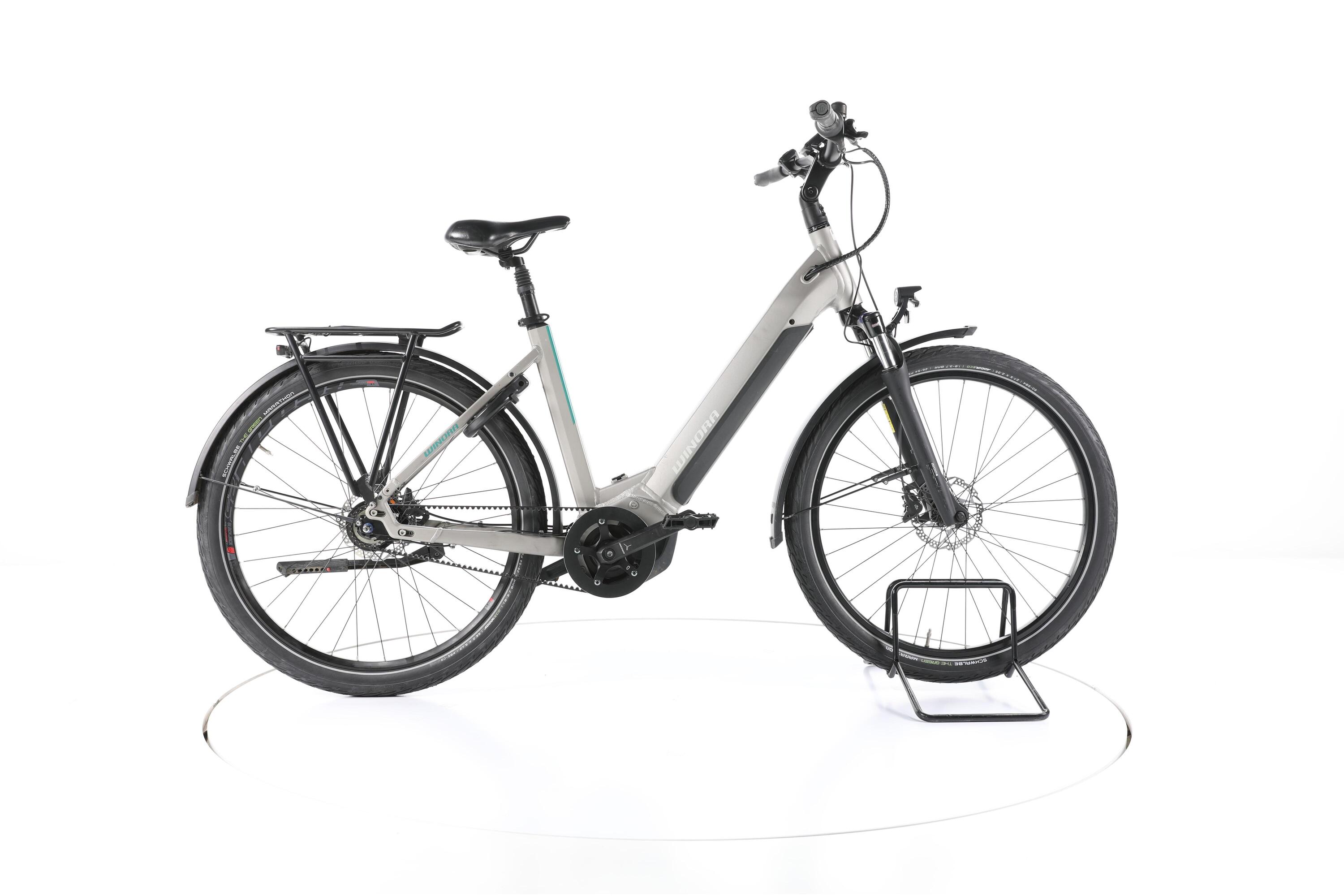 WINORA Refurbished - Winora Yucatan R8f City E-Bike Lage instap 2021 - Zeer goed