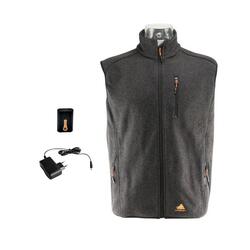 Gilet tricoté chauffant noir Alpenheat