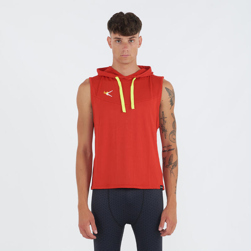 Bărbați Sport Canotta cu Cappuccio Tehnică GEFFRY