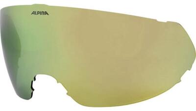 Ersatzvisier / Scheibe ALTO Visior Q-lite gold Visier Wechselvisier f. Skihelm