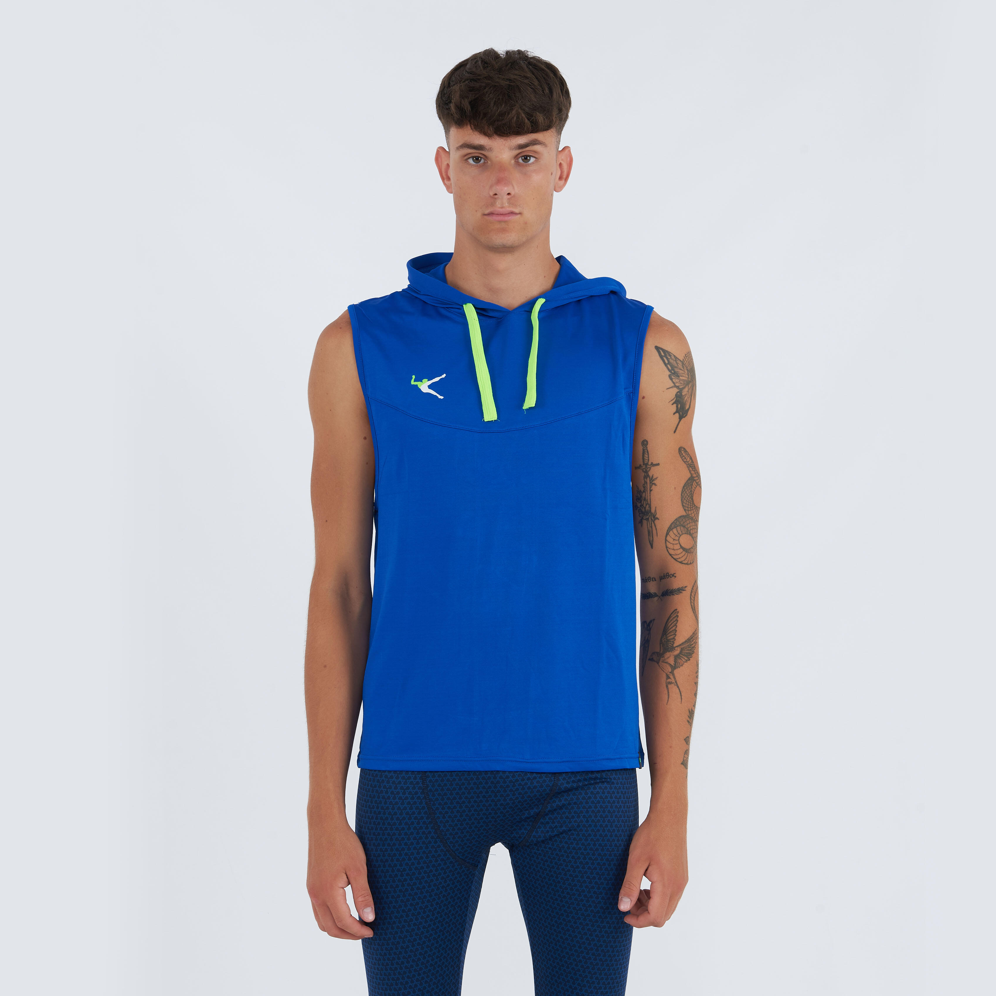 Elplayer - Débardeur À Capuche Pour Homme Geffry - Maillot Sans Manche - Bleu - Decathlon