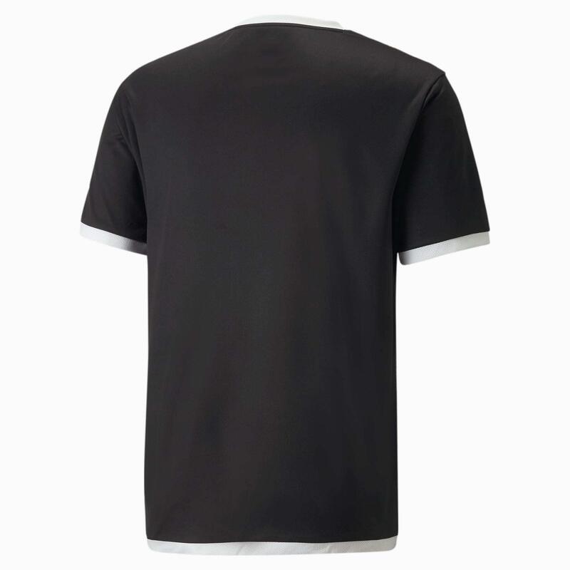 echipa LIGA Tricou Fotbal Masculin PUMA Black White