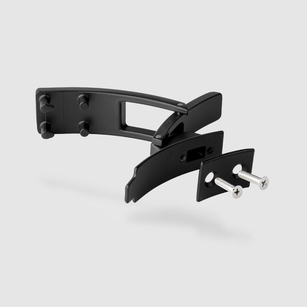 Ceinture de force athlétique en cuir ZEUZ – Noire – Taille L 5/7