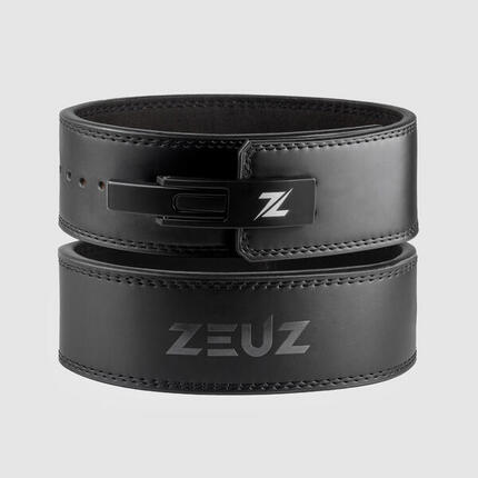 Ceinture de powerlifting ZEUZ M — cuir de buffle, intérieur suède