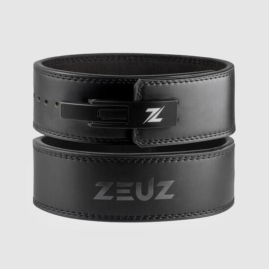 Ceinture de powerlifting ZEUZ M — cuir de buffle, intérieur suède