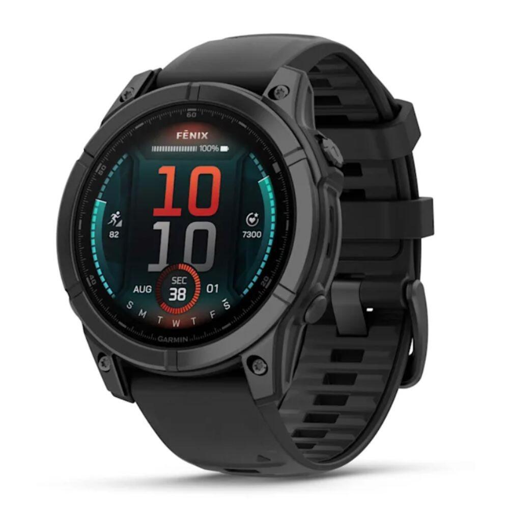 GARMIN Relógio multidesportivo Fenix E Amoled Edition 47 mm corrida Preto Garmin