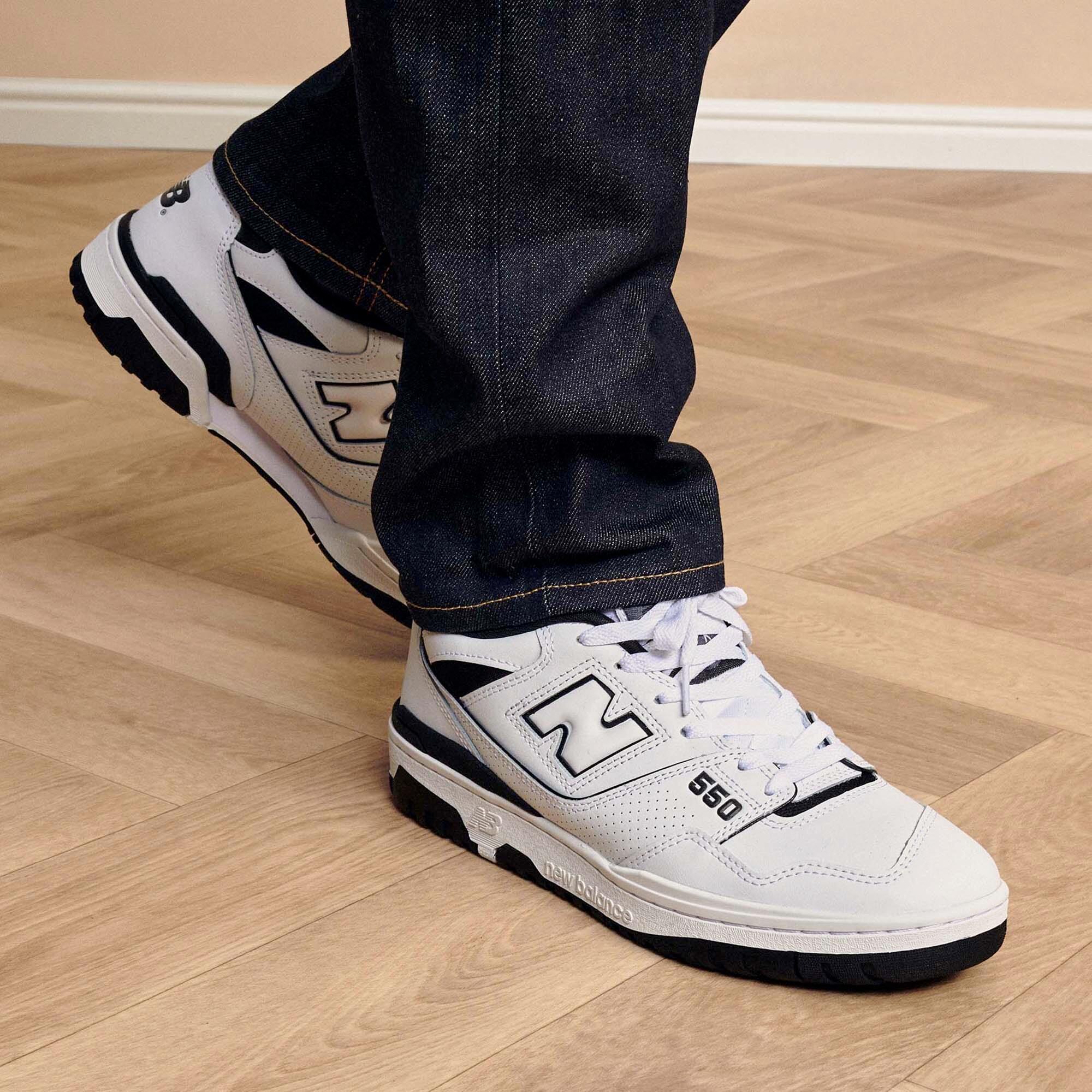 Chaussures  550 Black White 5/5